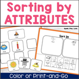 Sorting by Attributes - Speech Therapy - Categories Activi