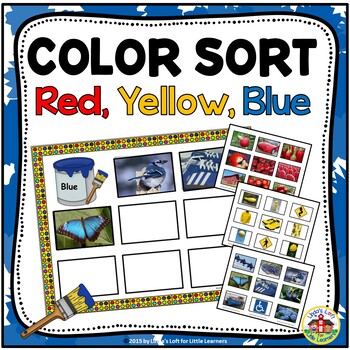 Preview of Sorting by Color: Red, Yellow, and Blue
