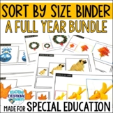 Sorting by Size Adapted Binder