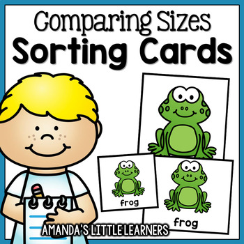 Preview of Sorting by Size Cards