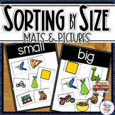 Sorting by Size with Sorting Mats & Pictures for small, me