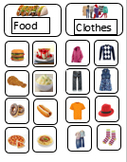 Sorting by attribute game (great for ABA, autism, or anyon