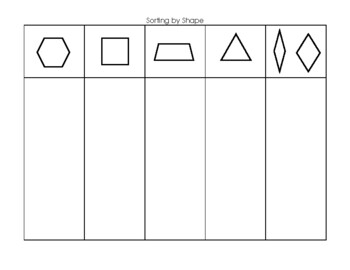 Preview of Sorting by shape with pattern blocks