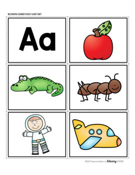 Beginning Sounds, Beginning Digraphs & Final Consonants Sorts BUNDLE