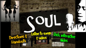 Preview of Soul: A comprehensive & engaging Music History PPT (links, handouts & more)