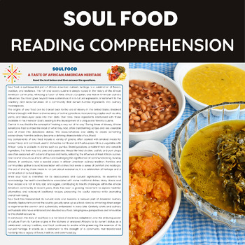 Preview of Soul Food for Black History Month | African American Cuisine | Black Cuisine