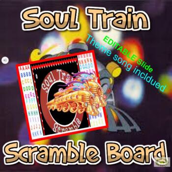 Soul Train Scramble Board by Virtual Vicarious Learning | TPT