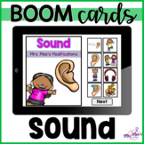 Sound (5 Senses): Adapted Book: Boom Cards