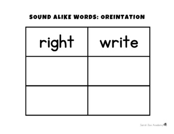 Preview of Sound Alike Words ~ Flashcards ~ Level 3