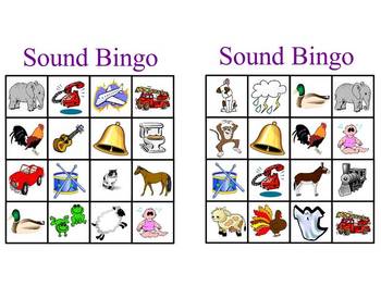 Preview of Sound Bingo Game