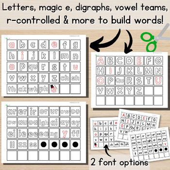 Elkonin Boxes Four Squares by Teach Me Tutor Me