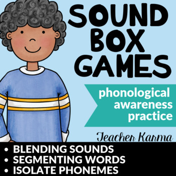 Preview of Sound Boxes, Elkonin Boxes, Phonemic Awareness, Blend & Segment Sounds, Phonemes