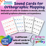 Sound Cards for Orthographic Mapping - Phonemic Alphabet