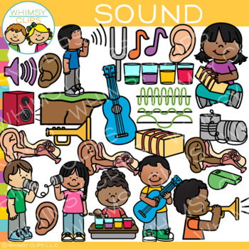 Sound Clip Art Form Of Energy Clip Art By Whimsy Clips Tpt