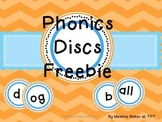 Sound Discs for Phonics Instruction FREEBIE