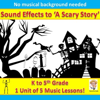 Preview of Sound Effects To A Scary Story Unit - K to 5th Grade