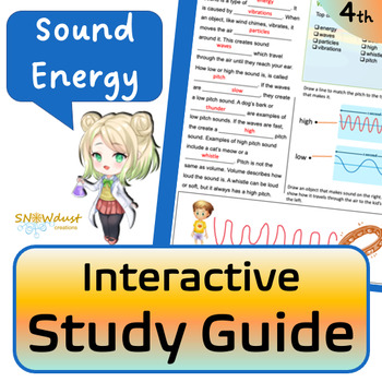 Preview of Sound Energy - Florida Science Interactive Study Guide