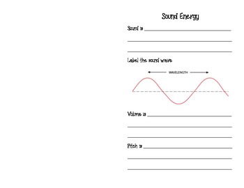 Preview of Sound Energy Notes