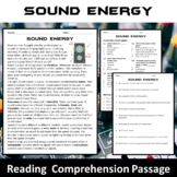 Sound Energy Reading Comprehension Passage and Questions - PDF