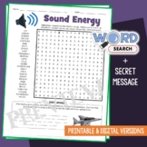 Sound Energy Word Search Puzzle Vocabulary Activity Quiz T