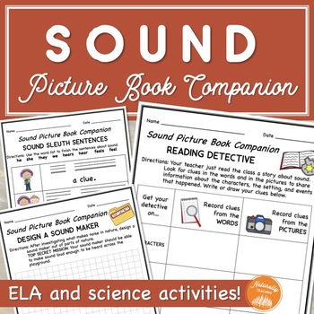 Preview of Sound Investigation Mini Unit for 1st Grade (ELA and Science Activities)