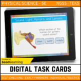 Sound Light Mirrors & Lenses Digital Task Cards - Boom Cards