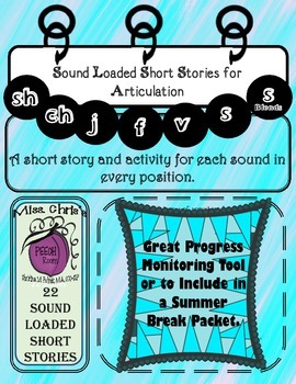 Preview of Sound Loaded Short Stories for Articulation f~v~sh~ch~th~j~s~s blends