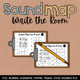 Sound Map Write the Room- CVC, blends, digraphs, vowel tea