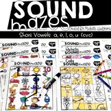 Sound Mazes (Short Vowels) | Phonics | Word Work | Games |