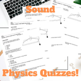 Sound Physics Quiz Bundle, Retakes, & Key Included!