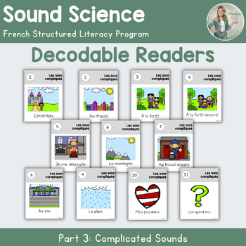 Preview of French Sound Science: Complicated Sounds - Decodable, Phoneme-Focused Readers