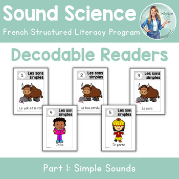 Preview of French Sound Science: Simple Sound Decodable Readers (SOR Structured Literacy)