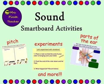 Preview of Sound Smartboard Lessons and Activities