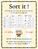 Sound Sort Worksheets Consonant Digraphs