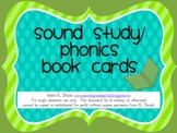 Sound Study/Phonics Cards for Sound Study Book (Letters, S