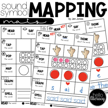 Preview of Orthographic Mapping Sound Symbol Mapping Mats . Science of Reading