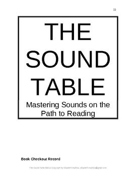 Preview of Montessori Sound Table Procedure Start-Up