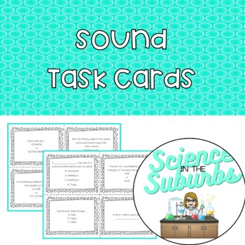 Preview of Sound Task Cards