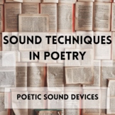 Sound Techniques in Poetry, Poetic Sound Devices, Editable