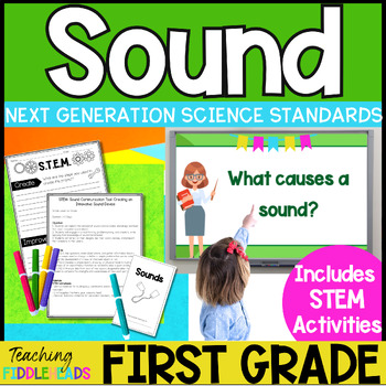 Preview of Sound Unit | 1st Grade | Next Generation Science Standards | STEM Activities