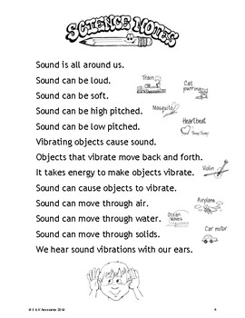 NGSS Grade 1 Sound Vibrations Investigation Performance Assessment