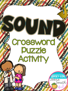 Preview of Sound Vocabulary Crossword Puzzle Activity