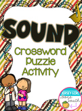 Sound Vocabulary Crossword Puzzle Activity