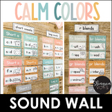 Sound Wall | Calm Colors | Editable