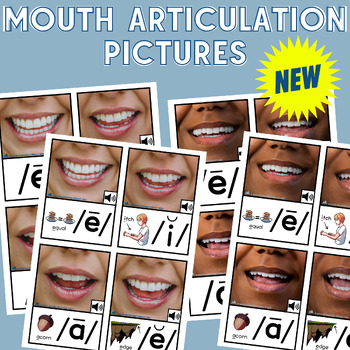 Preview of Sound Wall | Mouth Pictures | Speech Articulation | SOR