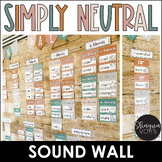 Sound Wall Neutral Boho - Editable