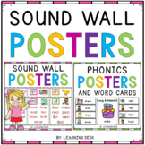 Sound Wall, Phonics Poster and Word Cards Bundle