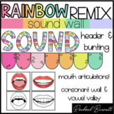 Sound Wall // Rainbow Remix Bundle 90's retro classroom decor