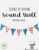 Sound Wall | Science of Reading | American Red, White, & B