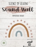 Sound Wall | Science of Reading | Boho Rainbow Theme